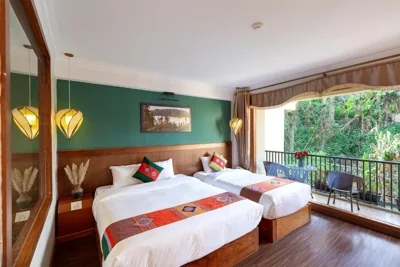 Chambre Deluxe avec balcon — Sapa Panorama Hotel
